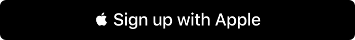 Sign up with Apple
